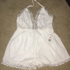White Romper, Never wore!!!